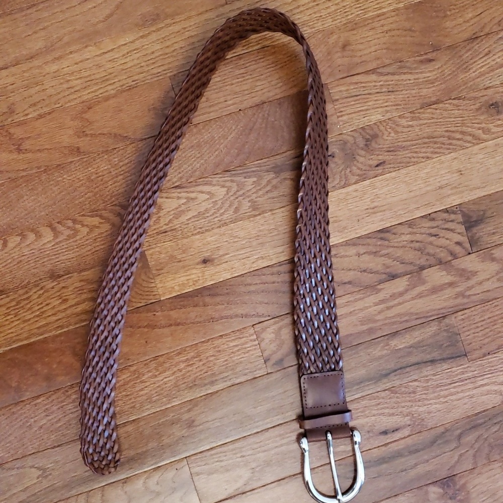 Michael Kors Brown Leather Belt Medium Never Worn